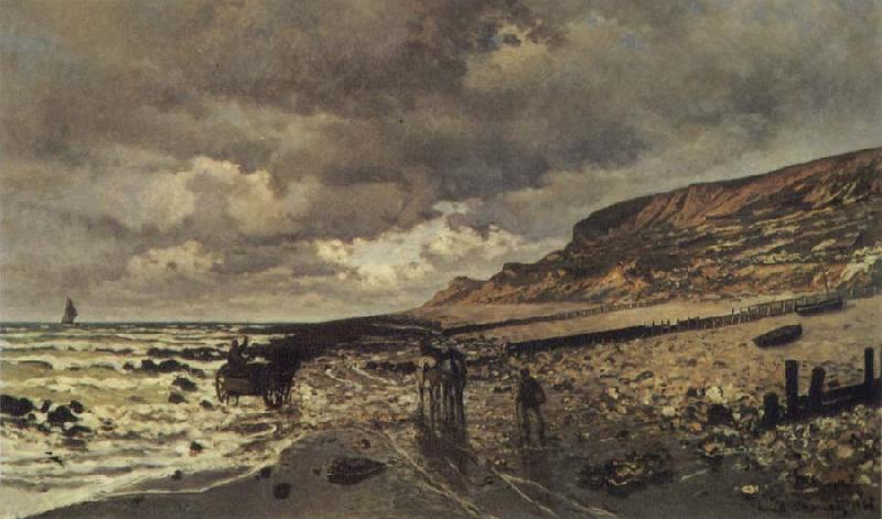 Claude Monet La Pointe de la Heve a Maree basse Germany oil painting art